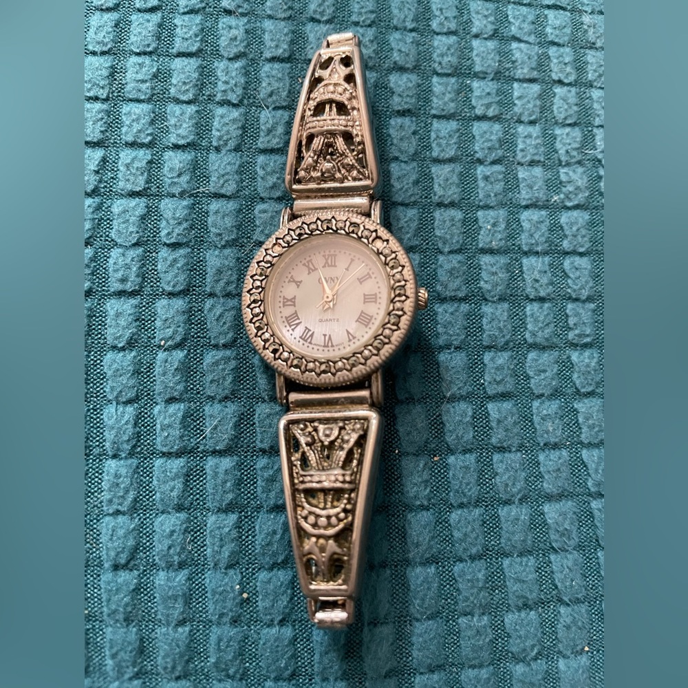 Vintage GVNY, ladies, woman’s stainless steel watch